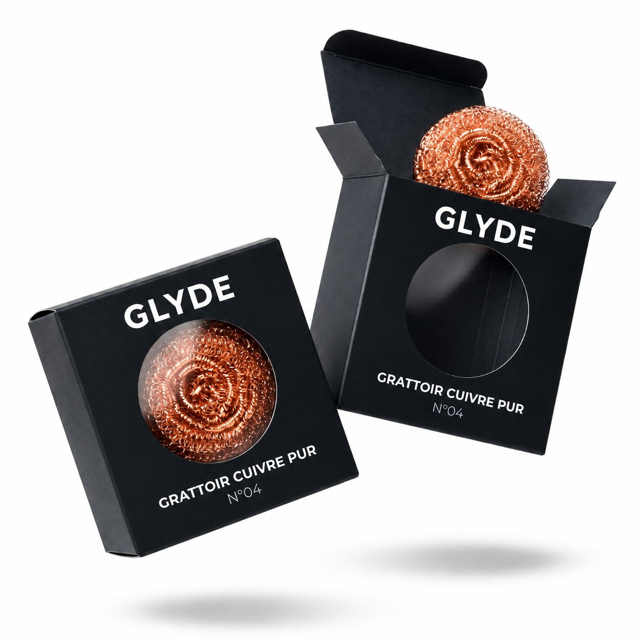 2 Grattoirs Cuivre Pur — GLYDE®